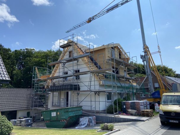 Holzrahmenbau-Aufstockung im Raum Osnabrück durch Zimmerei Wille